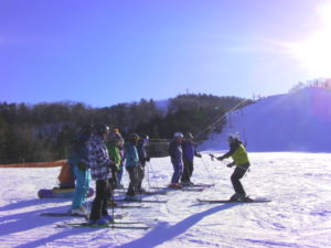 スキー場練習