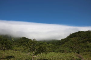 羅臼岳　雲